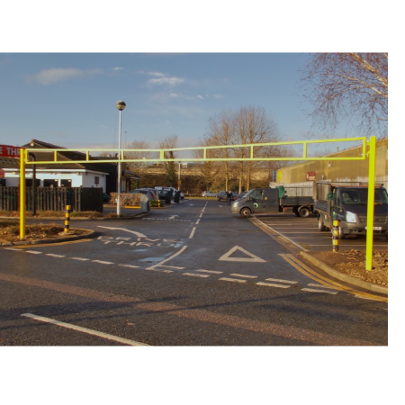 Heavy Duty Double Leaf Height Restriction Barrier